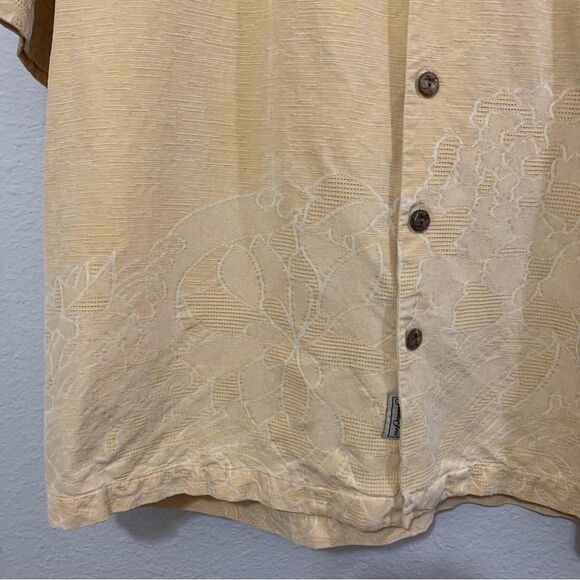 JAMAIKA JAXX Silk Hawaiian Shirt Men’s XXL Gold Shirt Men’s XXL Short Sleeve. - Picture 4 of 13